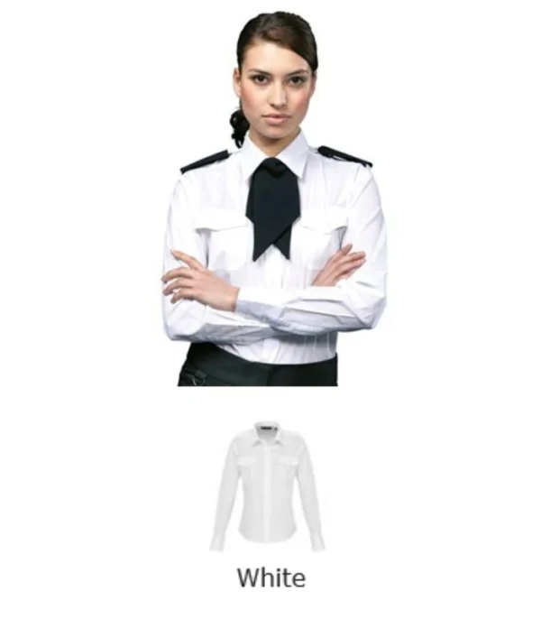 Premier PR310 Ladies Long Sleeve Pilot Shirt